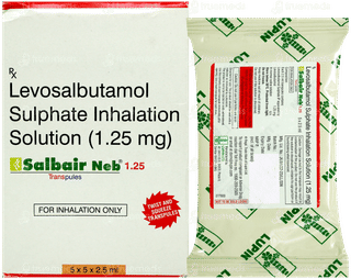 Salbair Neb 1.25 2.5Ml Pack Of 5 Transpules