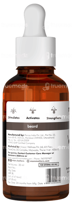 Man Matters Beardmax Alcohol Free Solution 30Ml