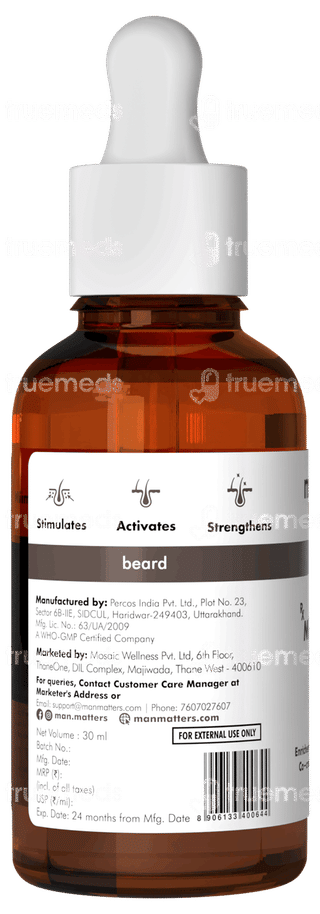 Man Matters Beardmax Alcohol Free Solution 30Ml