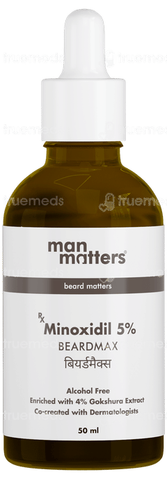 Man Matters Beardmax Alcohol Free Solution 50Ml Man Matters Beardmax Alcohol Free Solution 50Ml