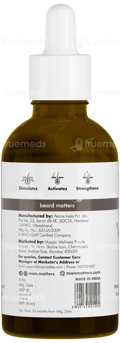 Man Matters Beardmax Alcohol Free Solution 50Ml