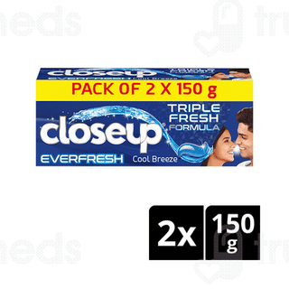 Closeup Everfresh Cool Breeze Toothpaste 2 Tubes