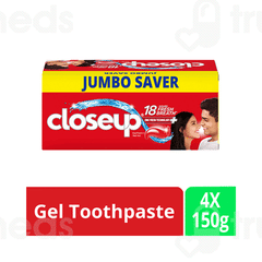 Closeup Everfresh+ Red Hot Toothpaste 4 Tubes