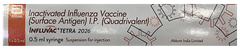 Influvac Tetra 2026 Vaccine 0.5Ml