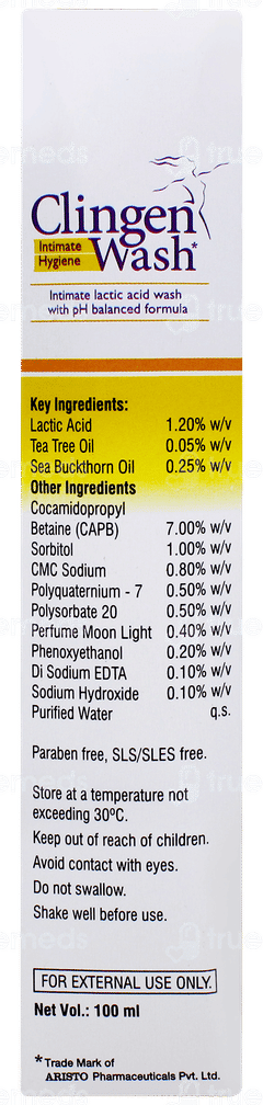 Clingen Intimate Hygiene Wash 100ml