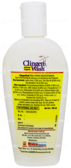 Clingen Intimate Hygiene Wash 100ml