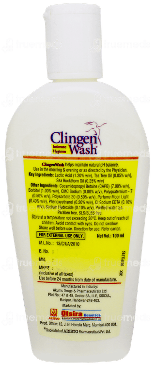 Clingen Intimate Hygiene Wash 100ml