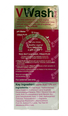 V Wash Plus Expert Intimate Hygiene Liquid Wash 100ml