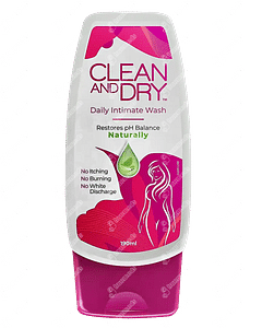 Clean And Dry Daily Intimate Wash 190ml