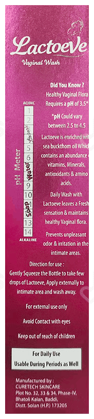 Lactoeve Vaginal Wash 100Ml