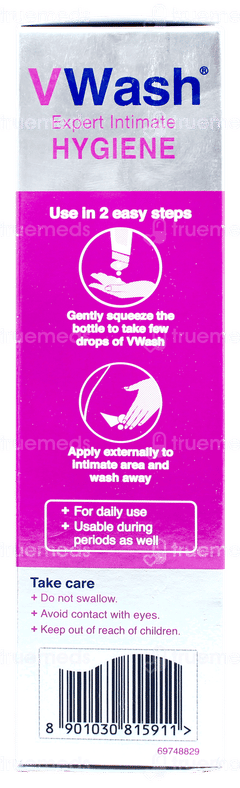 V Wash Expert Intimate Hygiene Liquid Wash 100ml