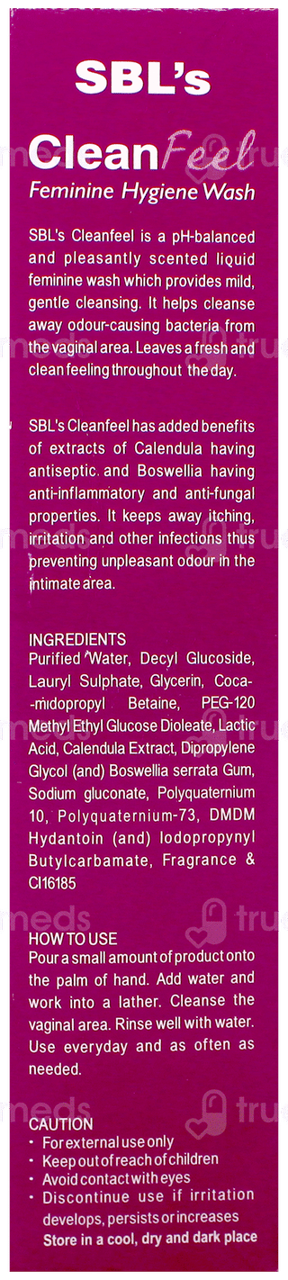Sbls Cleanfeel Feminine Hygiene Wash 100Ml