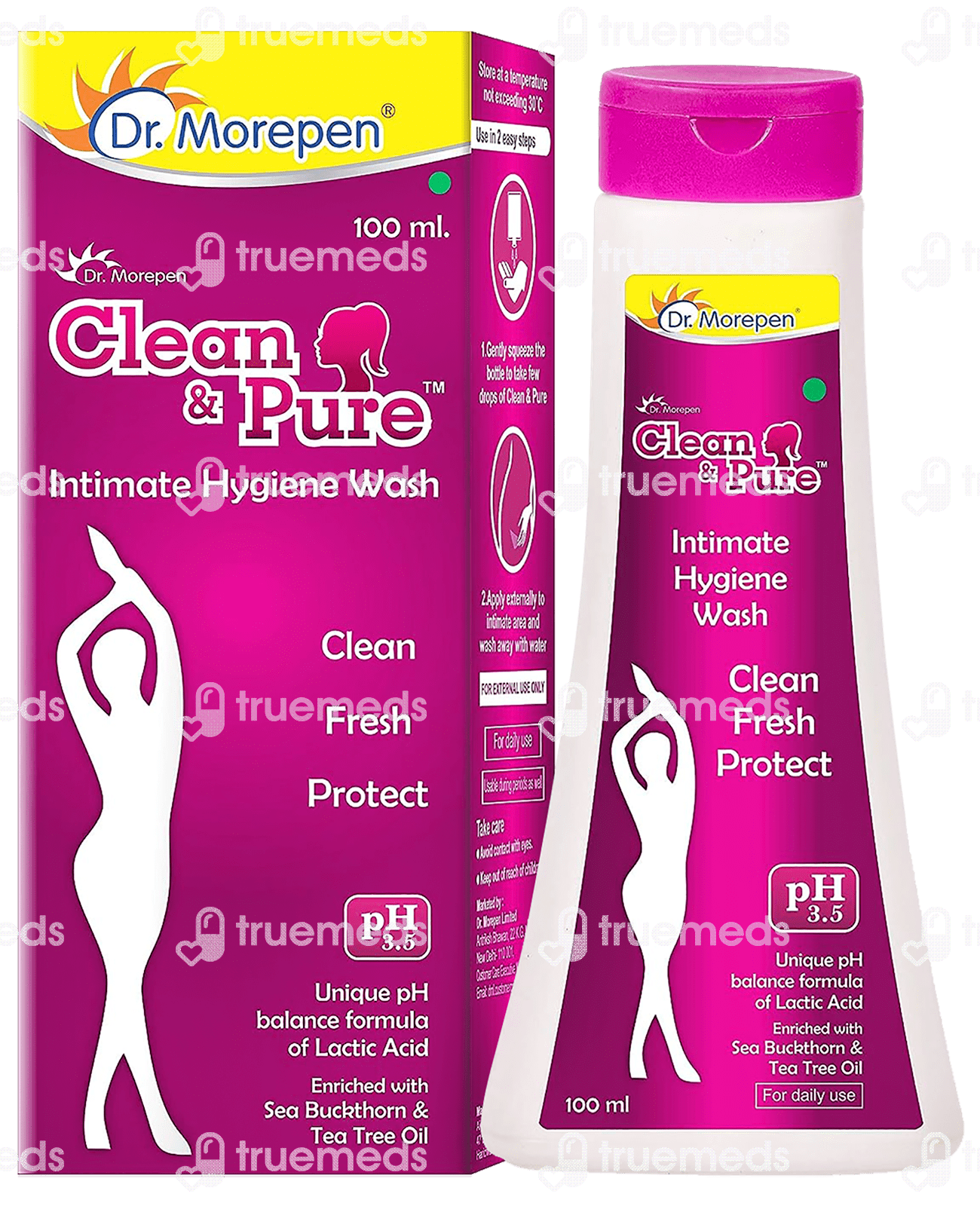 Dr Morepen Clean And Pure Intimate Hygiene Wash 100 Ml Uses, Side