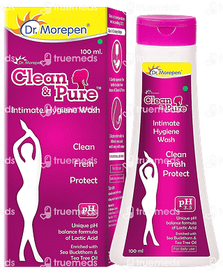 Dr Morepen Clean And Pure Intimate Hygiene Wash 100 ML