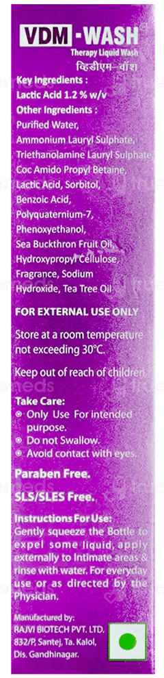 Vdm Wash 100Ml