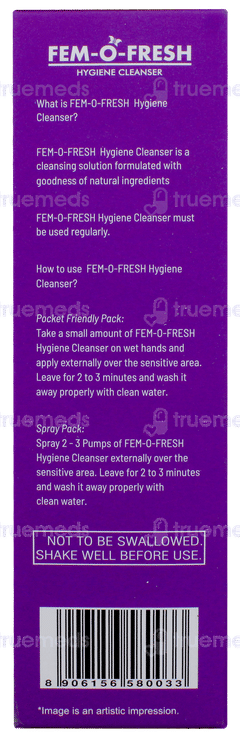 Fem O Fresh Hygiene Cleanser 100ml + 20ml Free