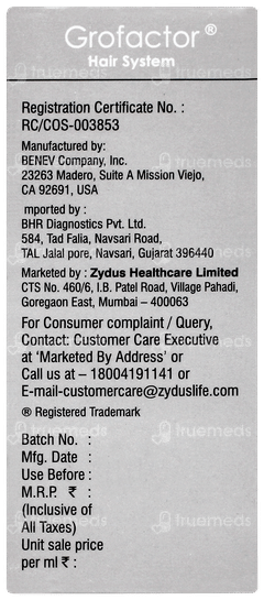 Grofactor Hair System 4ml