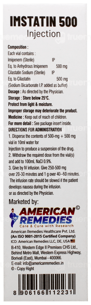 Imstatin 500 Injection 1