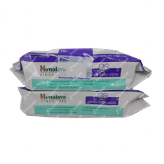 Himalaya Baby Gentle 2 Pack Of 72 Wipes