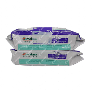 Himalaya Baby Gentle Wipes Combo Pack 2*72