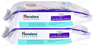Himalaya Baby Gentle 2 Pack Of 72 Wipes