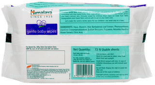 Himalaya Gentle Baby Wipes 72
