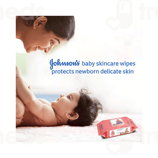 Johnsons Baby Skincare Wipes 72 Pack Of 2