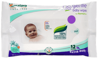 Himalaya Gentle Baby Wipes 12