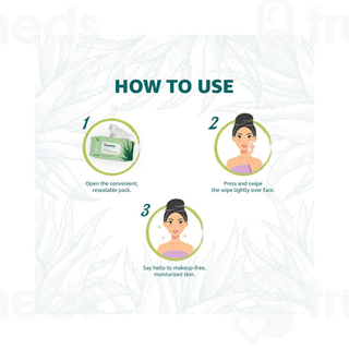Himalaya Moisturizing Aloe Vera Facial Wipes 25