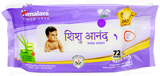 Himalaya Shishu Anand Extra Soft Baby Wipes 72