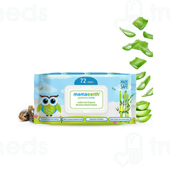 Mamaearth Organic Bamboo Based Baby Wipes 72