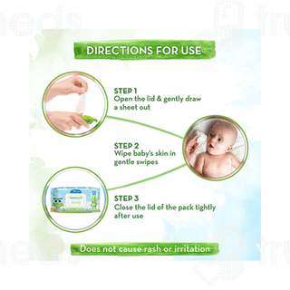 Mamaearth Organic Bamboo Based Baby Wipes 72