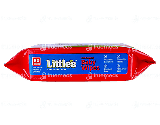 Little's Soft Cleansing Baby Wipes 80 Pieces