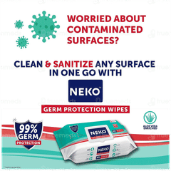 Neko Germ Protection Wipes 80