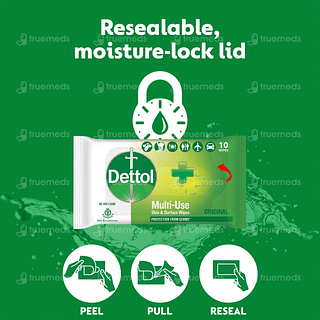 Dettol Original Multi Use Skin & Surface Wipes 40