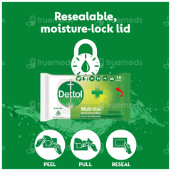 Dettol Original Multi Use Skin & Surface Wipes 80