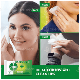Dettol Original Multi Use Skin And Surface Wipes 80