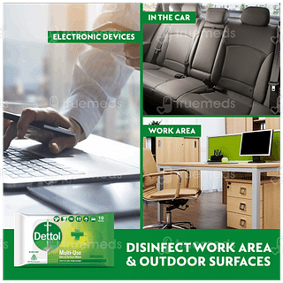Dettol Original Multi Use Skin And Surface Wipes 80