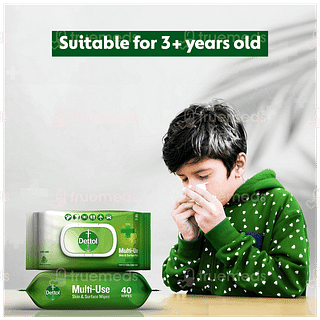 Dettol Original Multi Use Skin And Surface Wipes 80