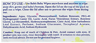 Babit Baby Care Wipes 80