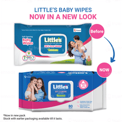 Littles Soft Cleansing Baby Wipes 80