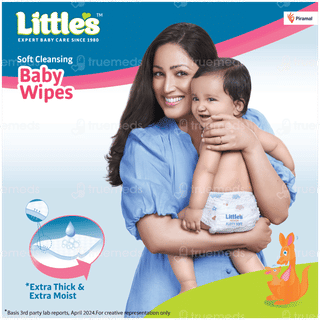 Littles Soft Cleansing Baby Wipes 80