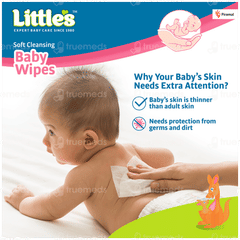 Littles Soft Cleansing Baby Wipes 80