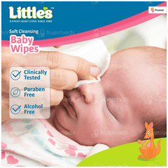 Littles Soft Cleansing Baby Wipes 80