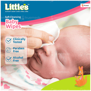 Littles Soft Cleansing Baby Wipes 80