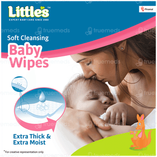 Littles Soft Cleansing Baby Wipes 80