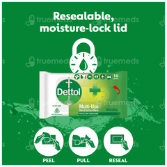 Dettol Original Multi Use Skin & Surface Wipes 10