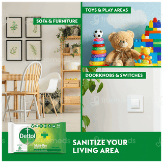 Dettol Original Multi Use Skin & Surface Wipes 10
