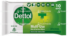 Dettol Original Multi Use Skin & Surface Wipes 10