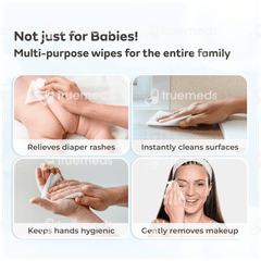 Mylo Care Without Lid Gentle Baby Wipes 80 Pack Of 6